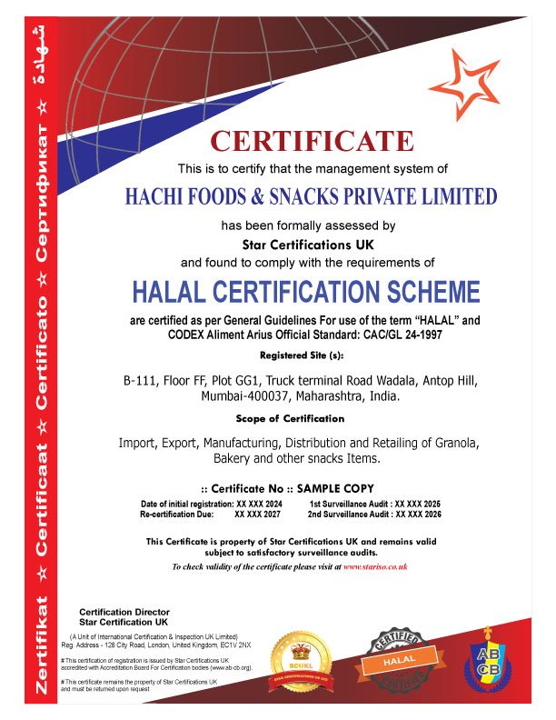 HALAL CERTIFICATIONS