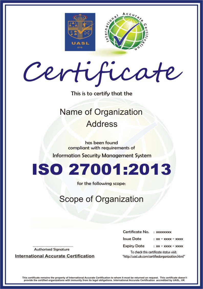 ISO 27001:2013